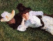 John Singer Sargent, Two Girls Lying on the Grass